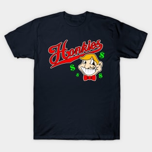 Caucasians Baseball Honkies T-Shirt